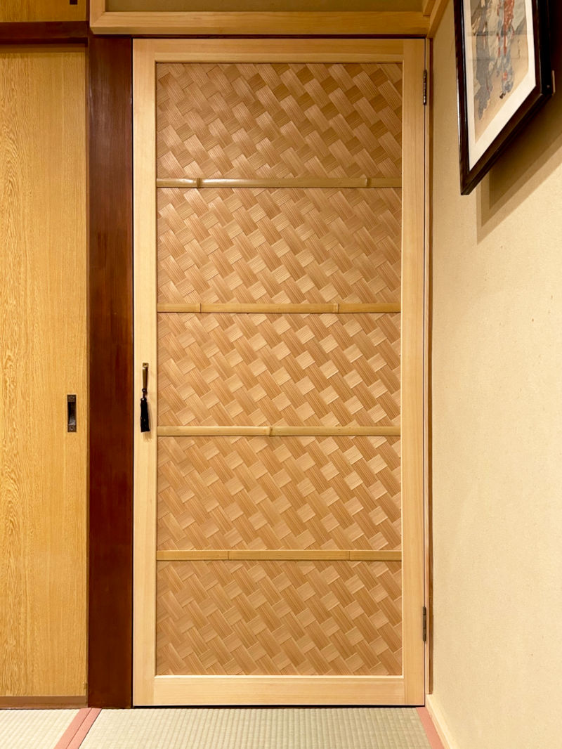 網代の建具