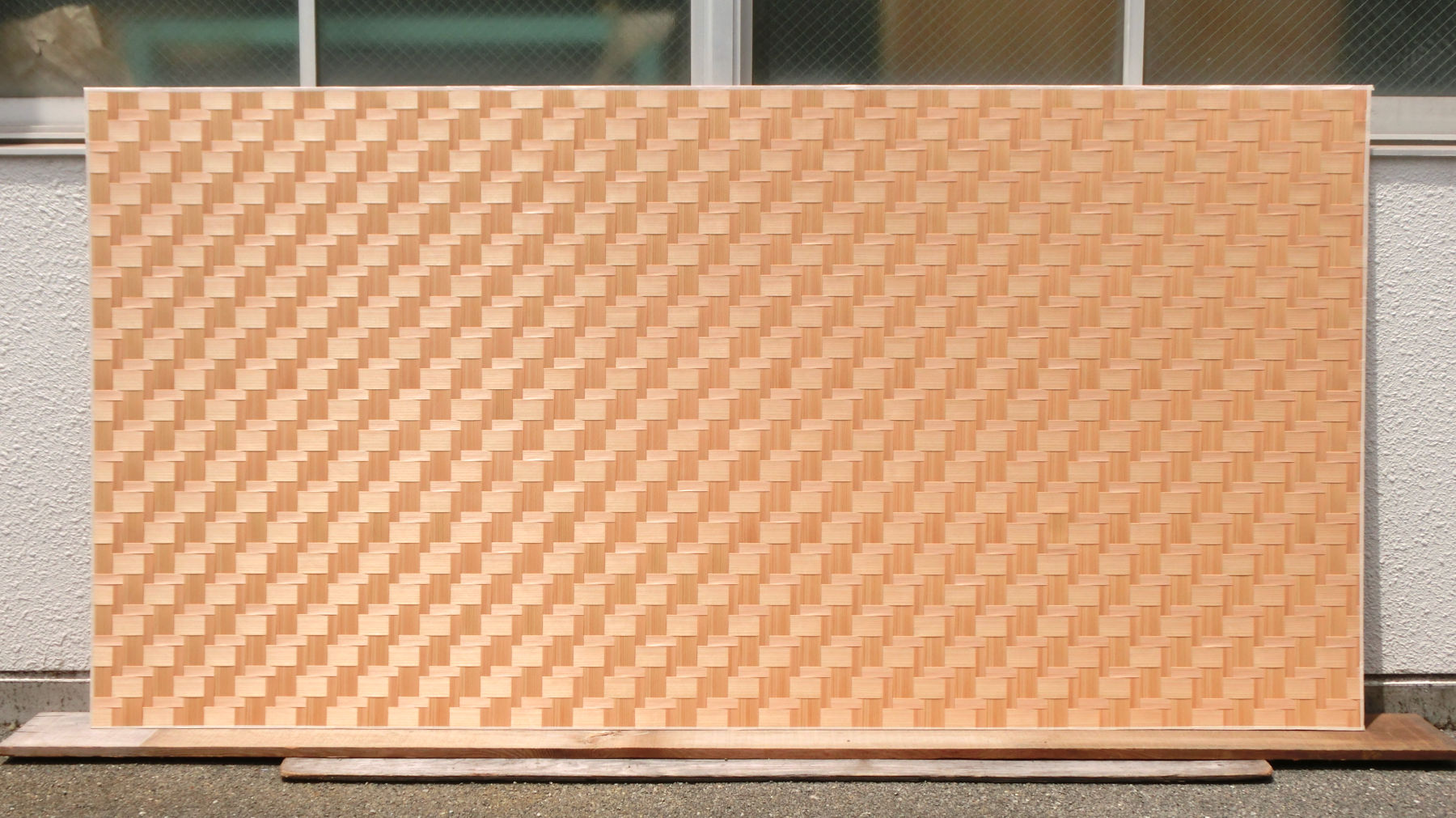 杉柾親子石畳網代の全体