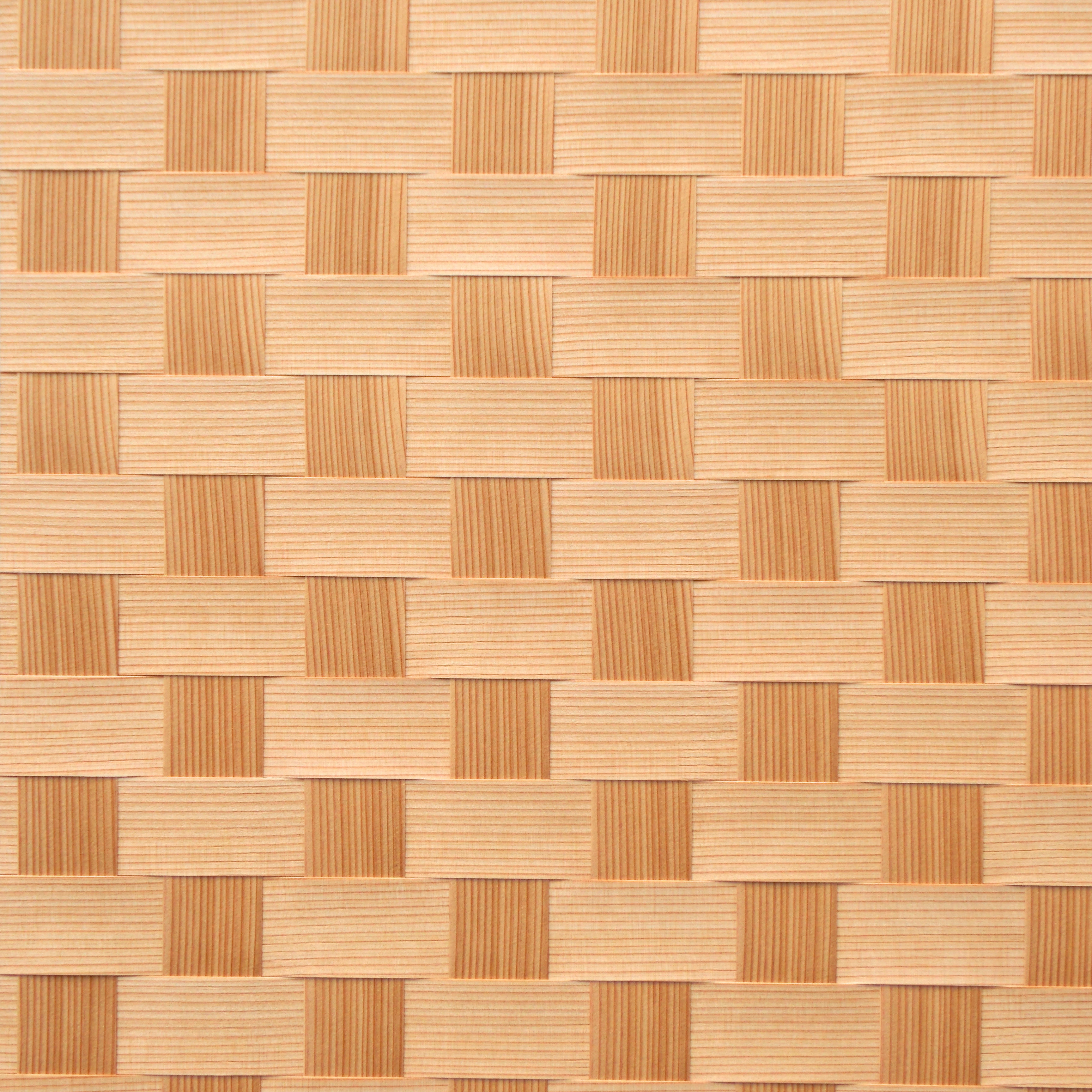 杉柾市松網代6尺×6尺の全体画像2