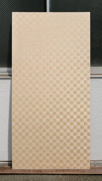 杉柾白碁目網代の全体画像