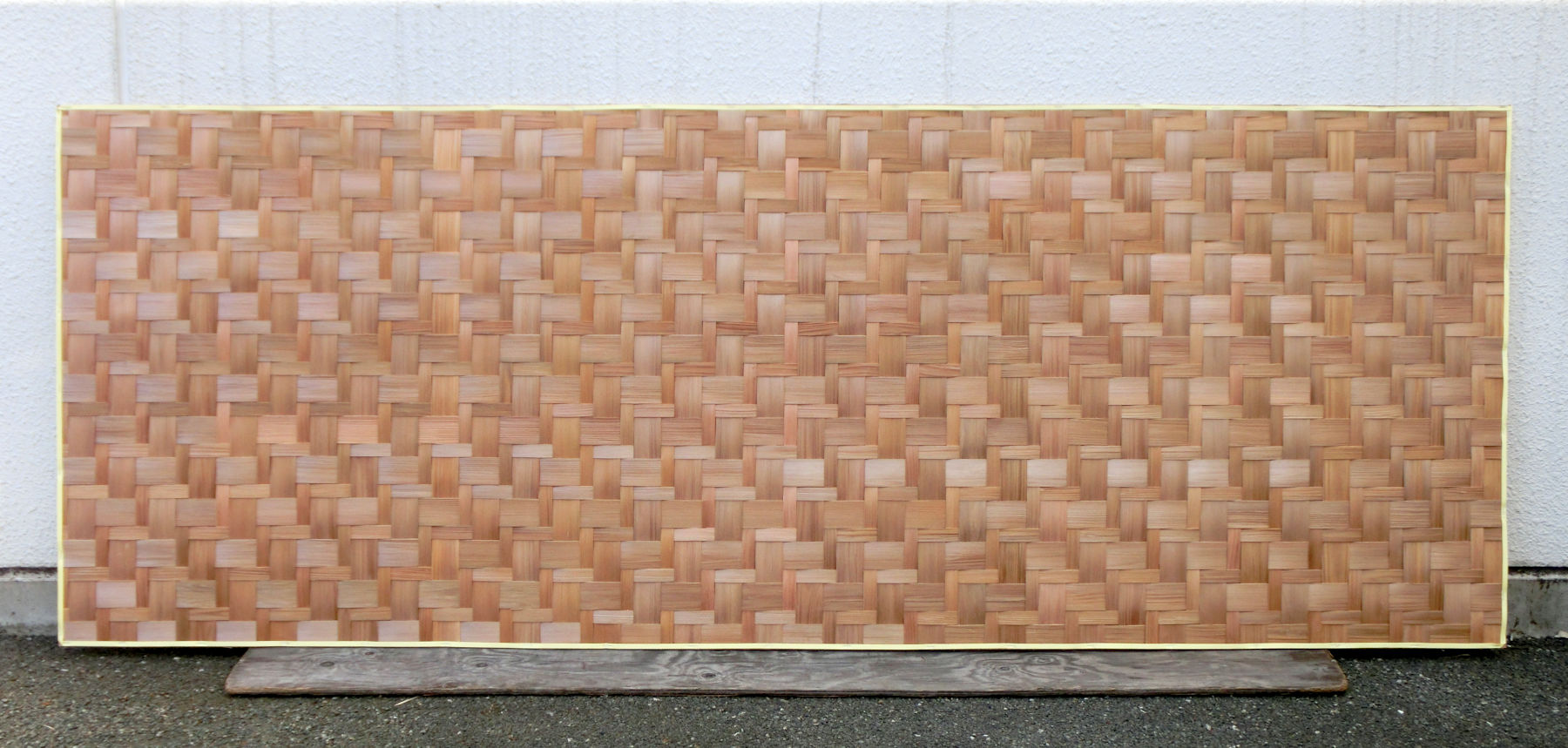 黒部へぎ板親子石畳網代の全体画像