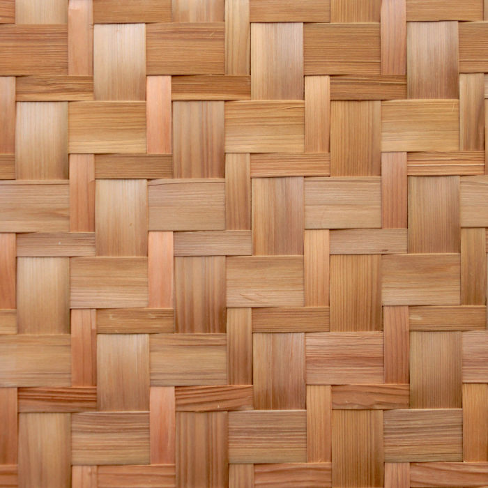 黒部へぎ板親子石畳網代