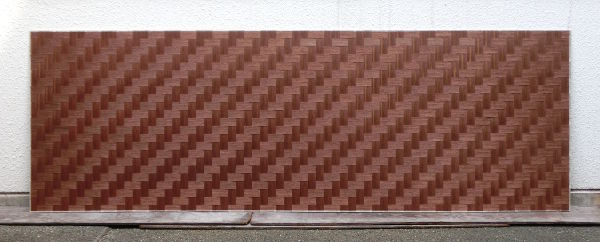 ウォルナット石畳網代3尺×9尺
