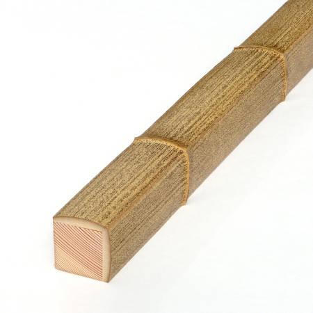 錆竹廻縁の小口